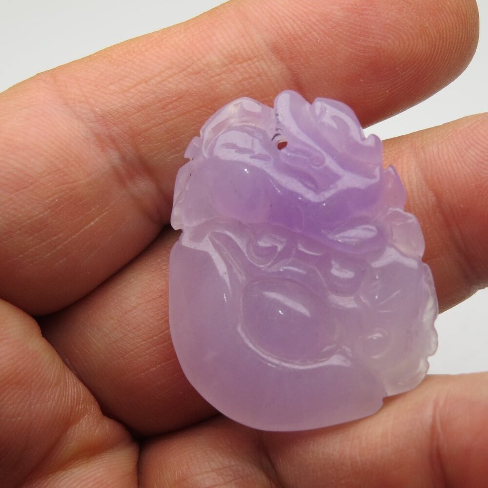 Jade Hand Made Carved Pendant